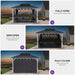 10x12 Foot White Weather Resistant Aluminum Gazebo