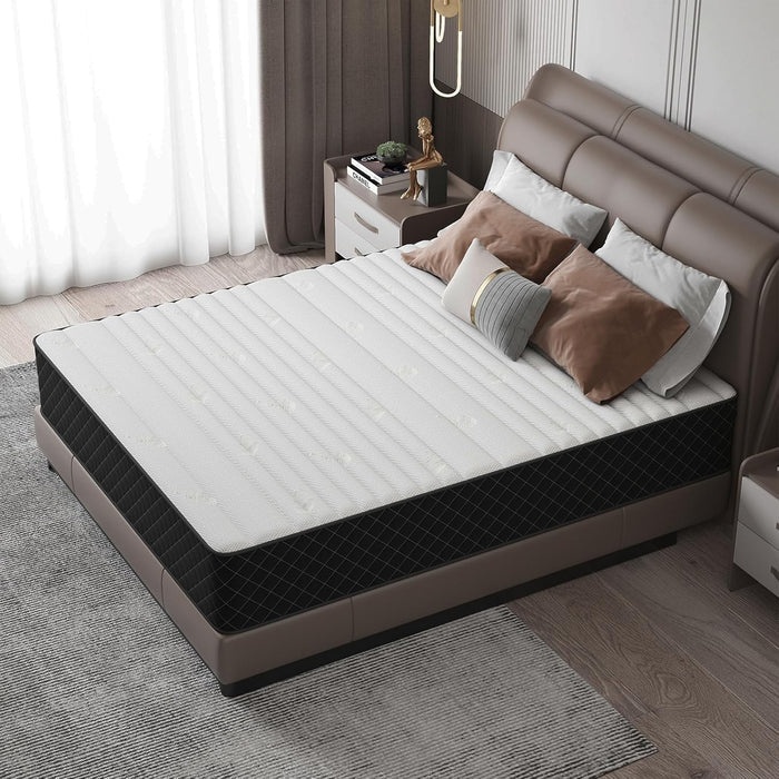 12 Inch Queen Mattress, Hybrid with Motion-Isolating Pocket Springs