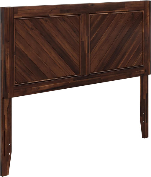 Canyon Full Solid Wood Rustic Farmhouse Headboard, Barnwood