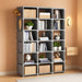 Bookshelf,18 Cube Storage Organizer,Extra Large Book Shelf Organizer,Tall Bookcase Shelf,Book Cases/Shelves,Grey Cube Shelf,Cubbies Closet Shelves for Bedroom,Living Room,Home,Office