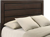 Home Furnishings - Kauffman - Wood - Queen Platform Bed with Horizontal Planked Headboard, 4 Drawers, and Side Storage - Bedroom - Dark Cocoa - 204390Q