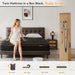 Twin Mattress 10 Inch Twin Size Mattresses in a Box Spring Hybrid Twin Bed Memory Foam Mattress Comfort Breathable Fabric Cooling Gel Pressure Relief, Medium Firm