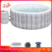 Outdoor Hot Tub with 120 Airjets and Energysense Cover, Portable Outdoor Spa, Large round 2 to 4 Person Inflatable Hot Tub