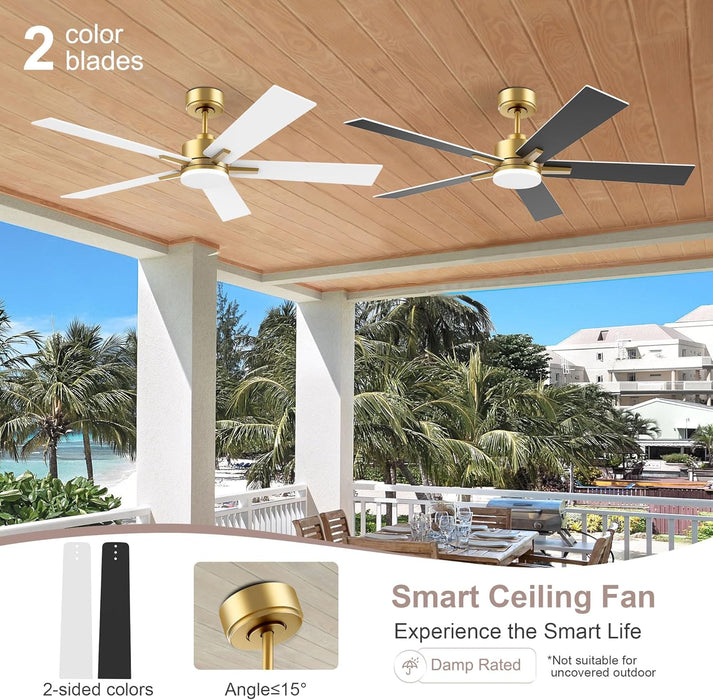 Smart 52 Ceiling Fan DC Motor Advanced Lighting
