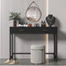 Computer Gaming Desk Office - Study Writing Desk with Drawer for Teen, Bedroom Makeup Desk Home Office Furniture with Storage Shelf, Height Monitor Stand
