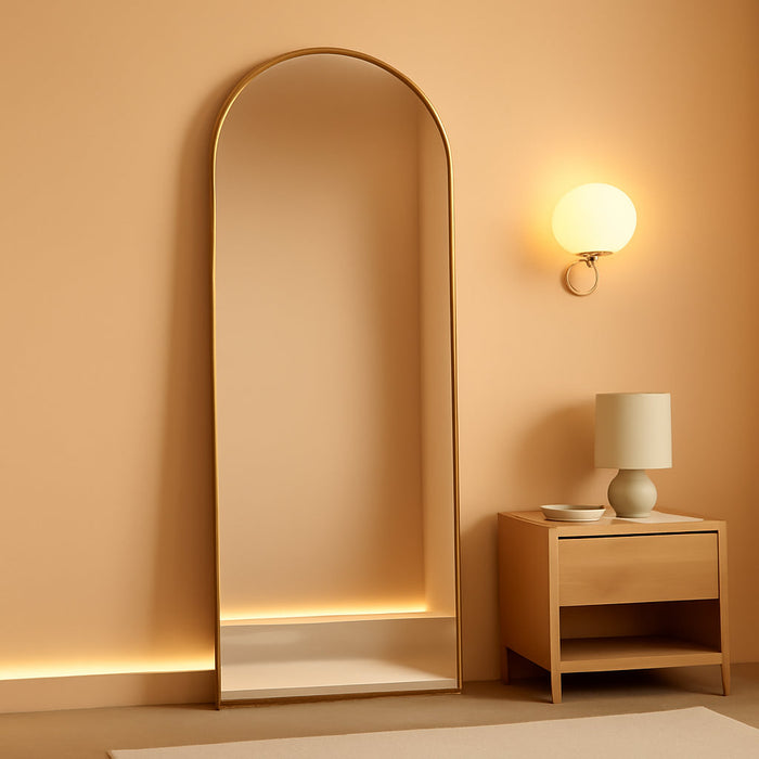 64"X21" Arched Full Length Mirror