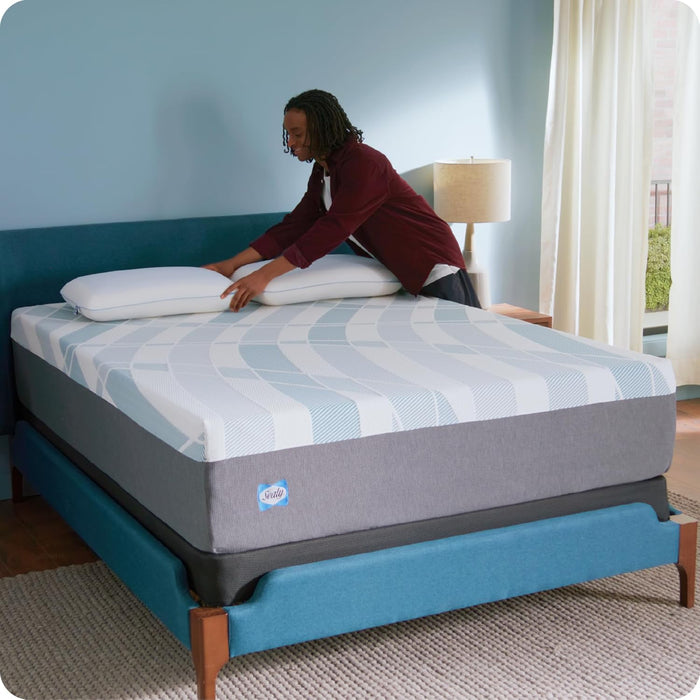 Dreamlife 14” Foam Mattress-In-A-Box, Queen, comfort Gel Memory Foam, support Transition Foam, Machine Washable Cover