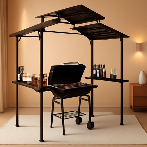 8Feet By 5Feet WeatherproofAllSeason Grill Gazebo