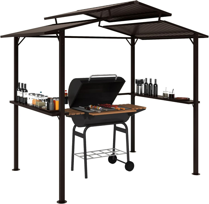 8Feet By 5Feet WeatherproofAllSeason Grill Gazebo