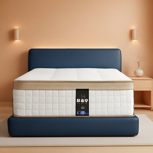 Queen Mattress, 12 Inch Cooling Hybrid Mattress in a Box, Medium Firm