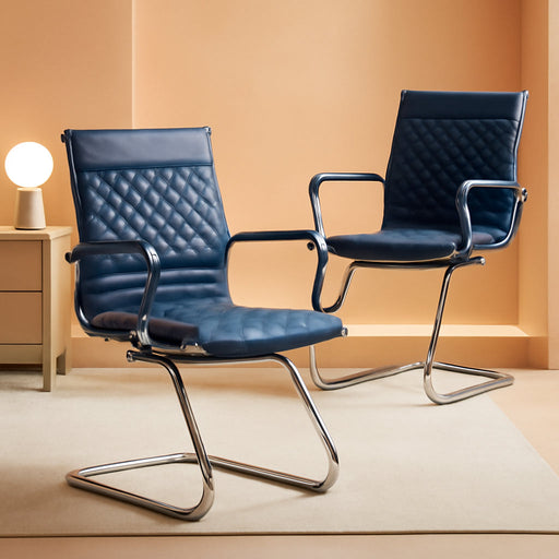 Ergonomic Navy Blue PremiumGrade Office Desk Chair