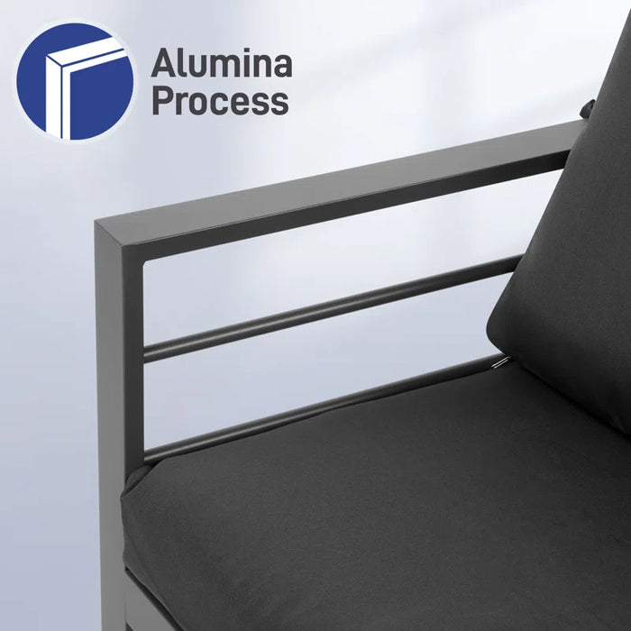 Berget 4 - Person Patio Conversation Sets with Cushions