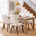Dining Chairs Set of 4, Upholstered Kitchen Chairs, Beige
