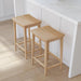 Smythe Bar Stool, Counter Height, Set of 2, Blonde | Minimalist Design, Low-Voc Finishes, Easy Assembly, Smart Style
