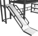 Twin Size UltraIndustrial LoftBed With Slide Storage