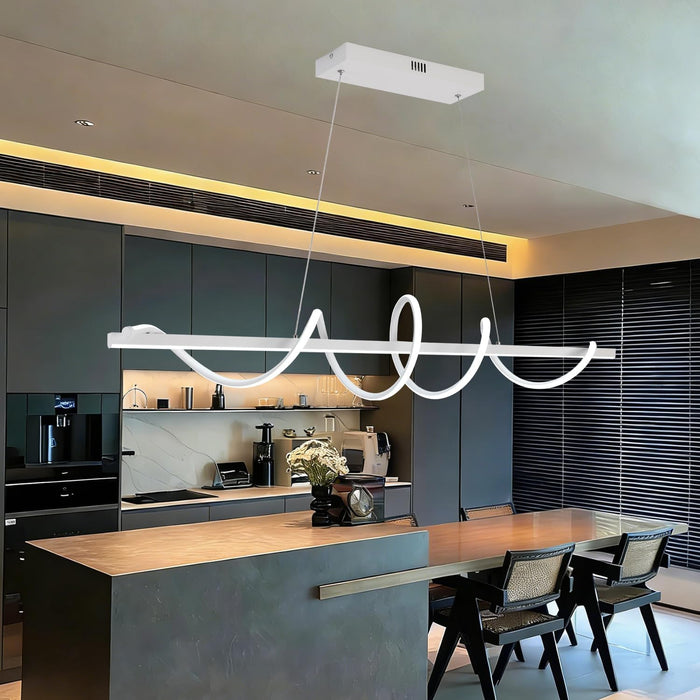 47.24Inch Dimmable LED Pendant Light Fixture Dining