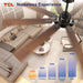 Dimmable 62 Inch Matte Black Ceiling Fan With Remote Guide