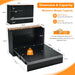 Queen Murphy Bed With Black IntegratedChargingStations LedLighting