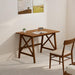 Modern Simple Solid Wood Desk, 36" W X 24" D, Walnut