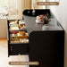 Black Dresser, 6 Drawer Dresser for Bedroom, Dresser for Closet