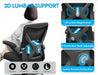 Office Chair: 330LBS Mesh Ergonomic Desk Chair Comfy with 3D Lumbar& Swivel