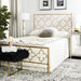Home Morris Moroccan Antique Gold Bed, Full