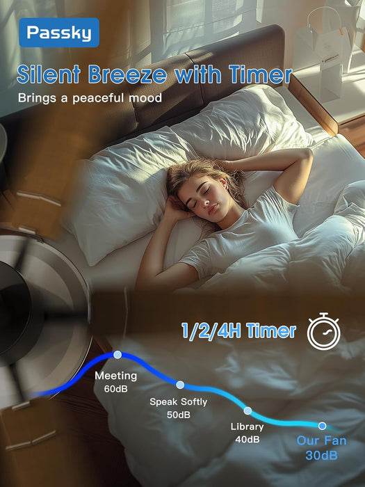 Ceiling Fans with Lights, 52 Inch Sleek Ceiling Fan with Light and Remote Control, 3CCT, Dimmable, Reversible, Noiseless, Black Ceiling Fan for Bedroom, Living Room