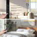 Floor Lamp 75InchTall With Rotatable Ring Illumination
