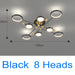 Modern Pendant Light LED Nordic Lamp Gold Black Hanging Chandelier Ceiling Lights Dimming Remote Control Lighting Fixture