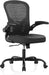 Office Chair, Ergonomic Desk Chairs 330LBS Capacity High Back Mesh Computer Chair with Flip-Up Armrests, Comfy Work Chair with Adjustable Lumbar Support, Rolling Chair
