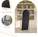 64"X21" Arched Full Length Mirror, Full Body Mirror with Leaning or Standing, Floor Standing Aluminum Frame for Bedroom, Livingroom, Cloakroom, Gold