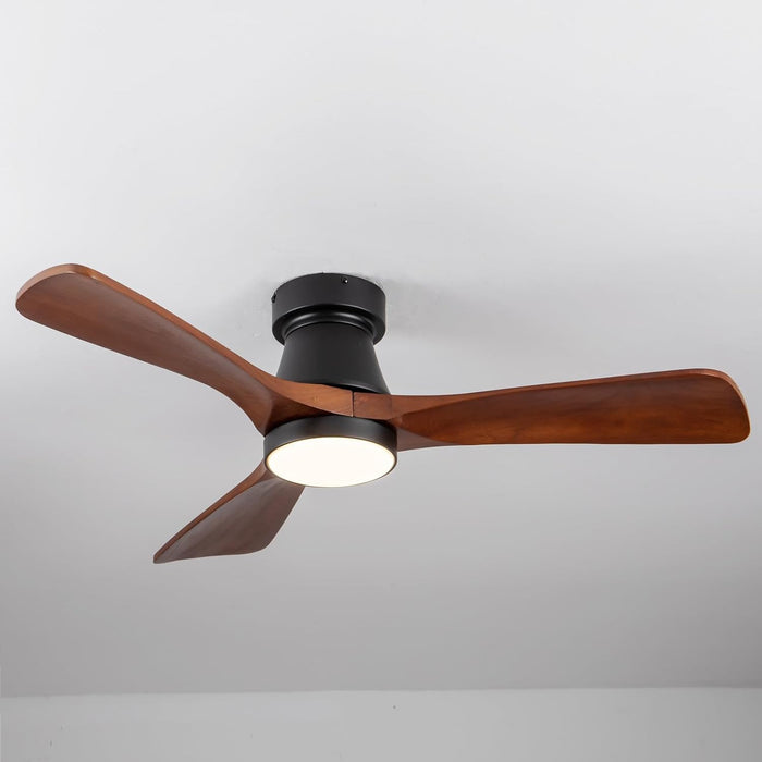 Contemporary Architectural 42 Inch Wooden Ceiling Fan