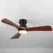 Contemporary Architectural 42 Inch Wooden Ceiling Fan