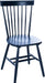 Home Collection Parker Farmhouse Navy Blue Windsor Spindle Solid Wood Dining Chair Set of 2