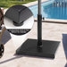 40 Lbs. Cement Patio Umbrella Base in Black