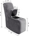 7-Piece L Shape Sectional Recliner Sofa Covers, Velvet Stretch Reclining Couch Covers for Reclining L Shape Sofa, Thick, Soft, Washable (Sand, 1 Console Cover)