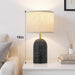 Table Lamps Set of 2, Resin Bedside Lamps for Living Room Bedroom