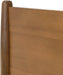 Mid Century Natural Acacia Wood Bed,Medium Brown,Cal King