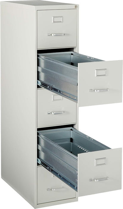 LLR48499 Commercial Grade Vertical File Cabinet, Light Gray