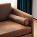 Oversized Bronzing Upholstery Club Chair Metal Legs