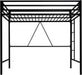 Loft Bed Twin Size with Ladder and Guardrail,Heavy Duty Metal Slats Support No Box Spring Needed Small Space Saving Furniture for Bedroom Dorm,Black