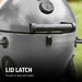 ® AKORN® Jr. Portable Kamado Charcoal Grill and Smoker with Cast Iron Grates and Locking Lid with 155 Cooking Square Inches in Ash, Model E86714