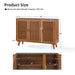 Aulbrey 44" Wide Lattice Doors Sideboard with Solid Legs