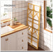 Five Tier Bookshelf White Gold UltraFinish Coatings