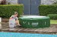 Palm Springs Energysense Airjet Inflatable Hot Tub Spa (77" X 28") | Portable Hot Tub with 2 Covers (1 Energy-Efficient Thermal Cover and 1 Standard Cover) | Fits up to 4-6 Persons | Green