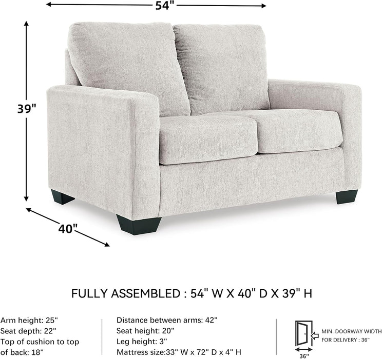 Twin White PremiumUltraVision MemoryFoam Sofa Sleeper