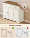 Buffet Cabinet, Sideboard, 3 Doors, 42.1 X 15.8 X 31.8 Inches