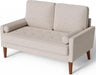 Modern Ashbeige Couch for Small Spaces