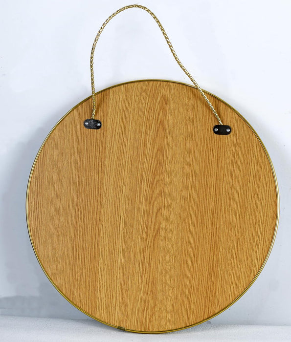 11.8-Inch Small round Wall Mirror, Gold Bathroom Mirror