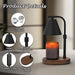Candle Warmer Lamp Timer Height Adjustable, Birthday Gifts for Women Mom Gifts, House Warming Gifts New Home Decor, Wax Melt with 2 Bulbs Blacks
